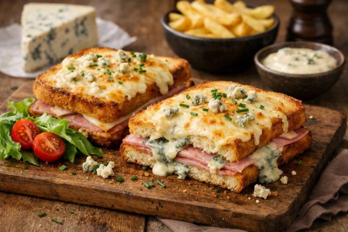 Croque monsieur au bleu : une recette savoureuse et généreuse
